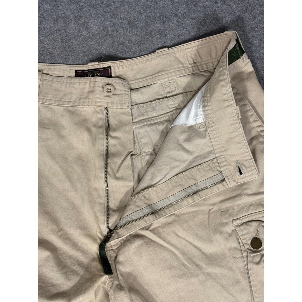 WWII Vintage Mens Khaki Cargo Pants 100% Cotton Tan 40R - Picture 5 of 11